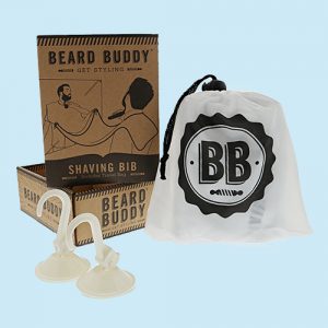 Fizz Creations Beard Buddy Shaving Apron Product and Packaging