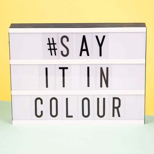 Colour Changing Light Up Message Board Fizz Creations