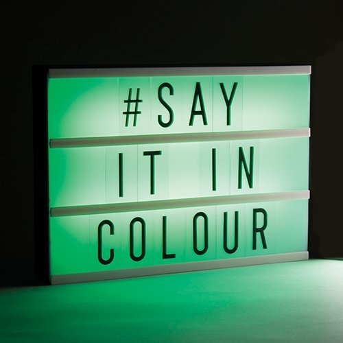 Colour Changing Light Up Message Board Fizz Creations