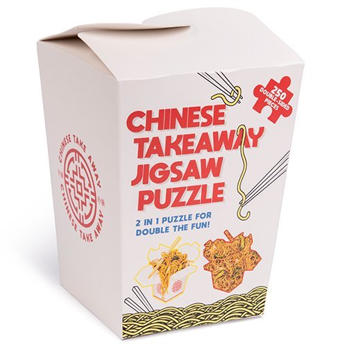 2 In 1 Novelty Jigsaw Puzzle Gift New Chinese Takeaway Puzzle Fizz Creations 