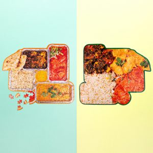 Fizz Creations double sided Indian takeaway puzzle