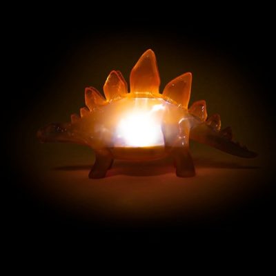 Fizz Orange Stegosaurus Jelly Mood Light