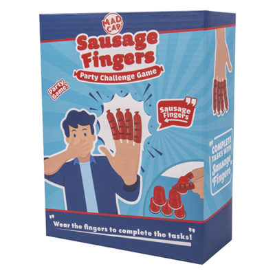 Fizz Creations Sausage Fingers Game Packaging Left