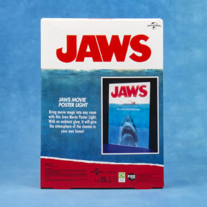 Fizz Creations Jaws Movie Poster Light Back Packaging