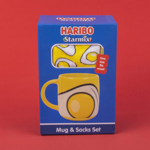 Fizz Creations HARIBO Fried Egg Mug and Sock Packaging Front