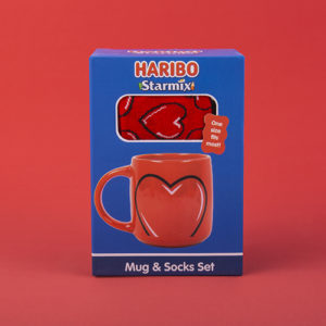 Fizz Creations HARIBO Heart Mug and Sock Pack Front