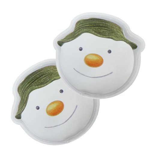NEW 2pk SNOW MAN HAND WARMERS PROVIDE 60 mins HEAT RE-USABLE up to 1000 TIMES 