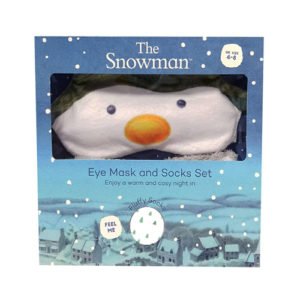 Fizz Creations The Snowman Eye Mask and Socks Packaging