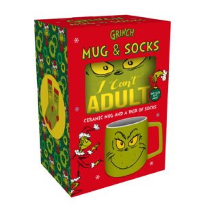 Fizz Creations The Grinch Mug and Socks Packaging