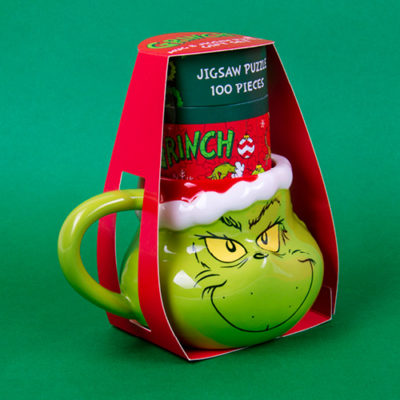 Fizz Creations The Grinch Mug and Puzzle Packaging