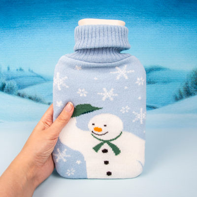 Fizz Creations The Snowman Hot Water Bottle with hand