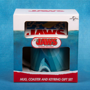 Fizz Creations JAWS Mug Coaster Keyring Pack Front