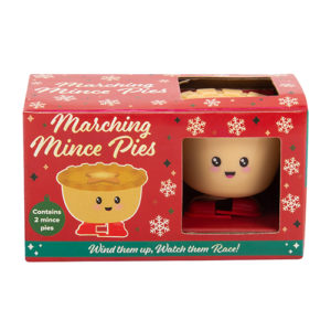 Fizz Creations Christmas Marching Mince Pie Wind Up Toys