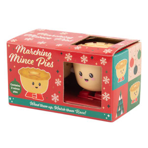 Fizz Creations Christmas Marching Mince Pie Wind Up Toys Left