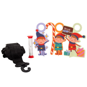 Fizz Creations Christmas Naughty Elf Squat Game Contents