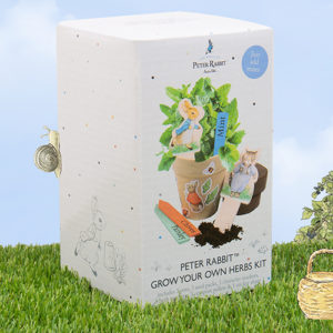 Fizz Creations Peter Rabbit Grow Your Own Herbs Kit Packaging Left