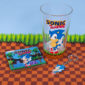 Fizz Creations Sonic Glass Coaster Keyring Set