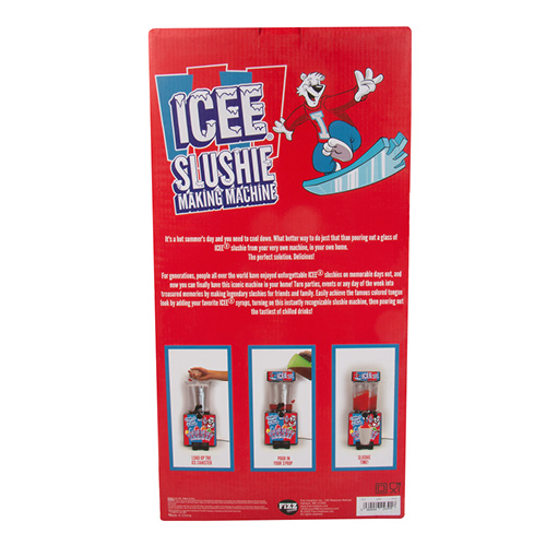 Fizz Creations ICEE Machine Packaging Back