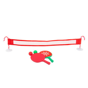 Fizz Creations Naughty Elf Christmas Table Tennis Game Contents