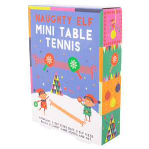 Fizz Creations Naughty Elf Christmas Table Tennis Game