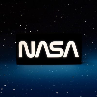 Fizz Creations NASA Logo Light Front