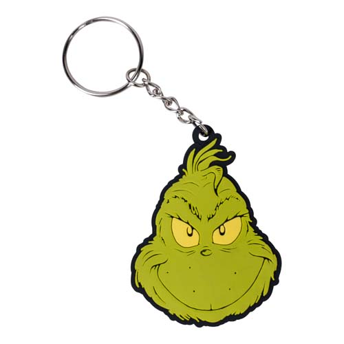 The Grinch Rubber Keyring - Clipstrip - Fizz Creations